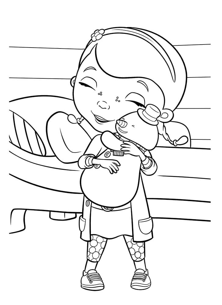 Dibujos de Doctora Juguetes para Colorear