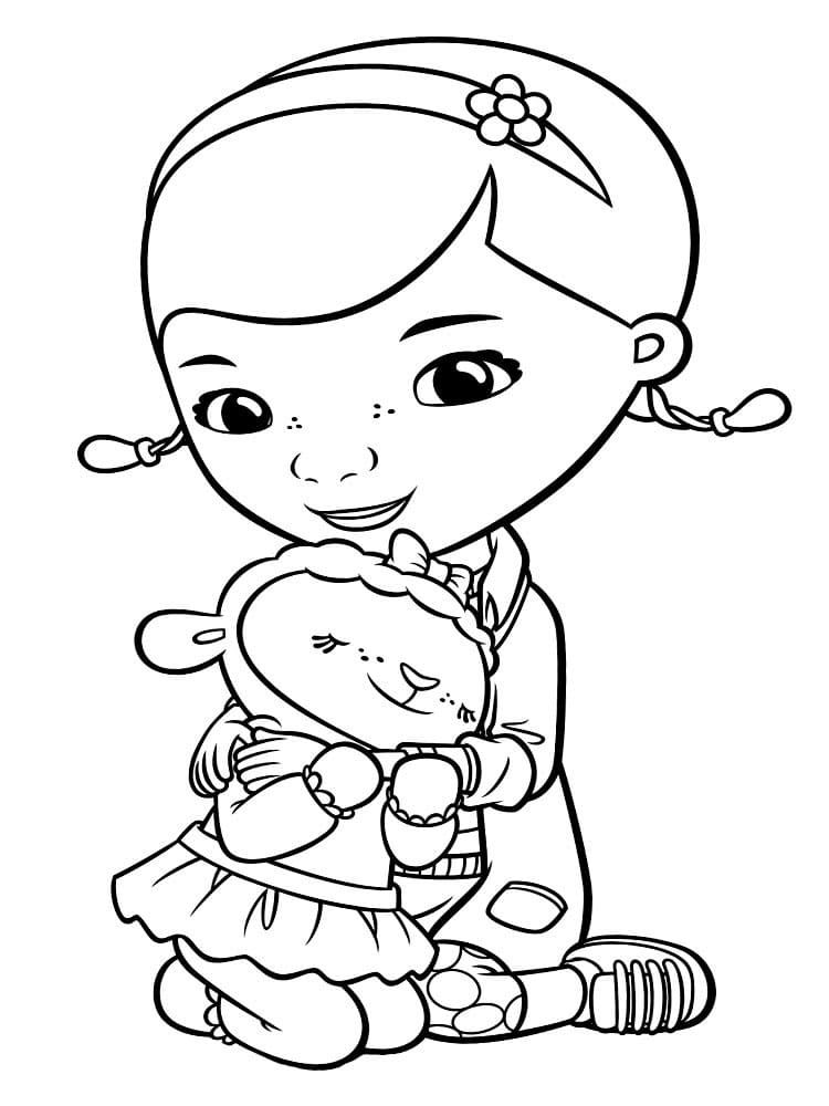 Dibujos de Doctora Juguetes para Colorear