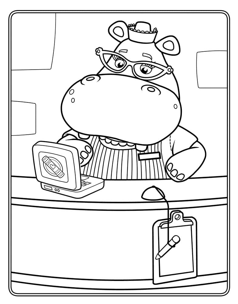 Dibujos de Doctora Juguetes para Colorear