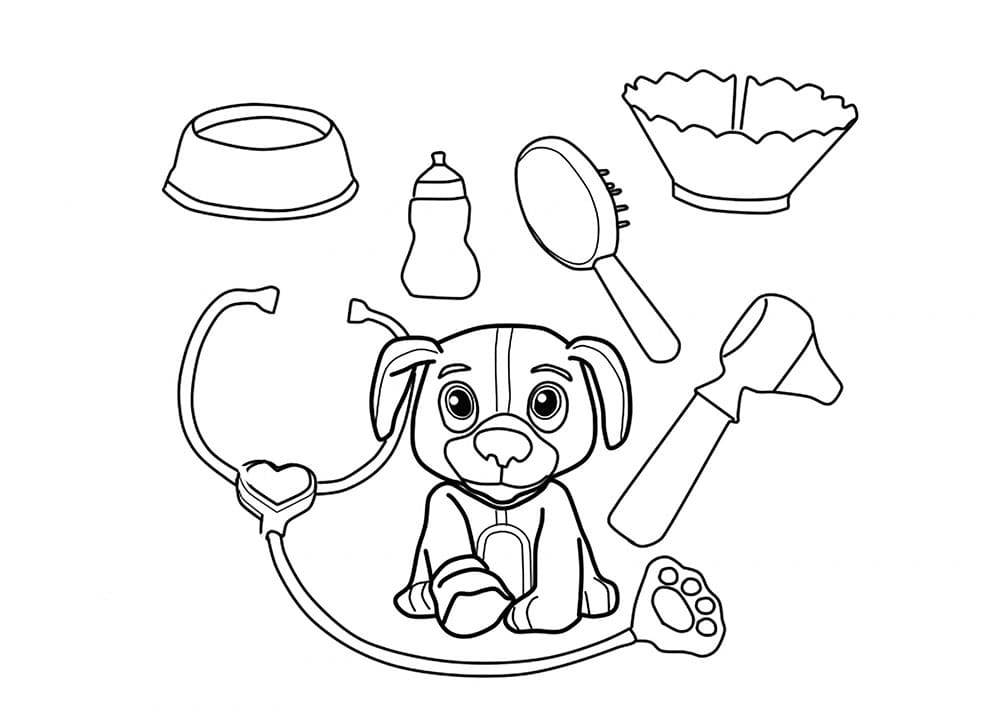 Dibujos de Doctora Juguetes para Colorear