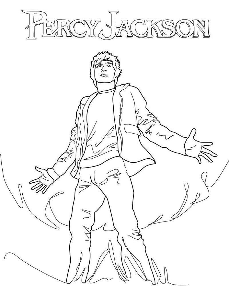 Dibujos de Percy Jackson para Colorear