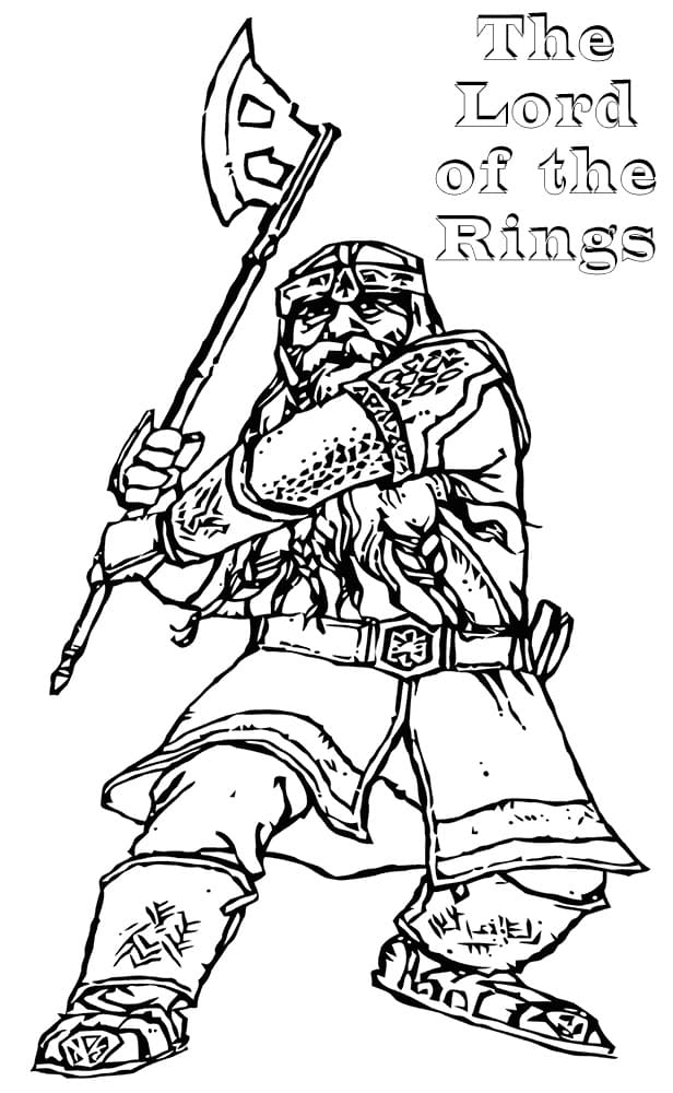 1665165909 221 Dibujos de El Senor de los Anillos para Colorear 8211