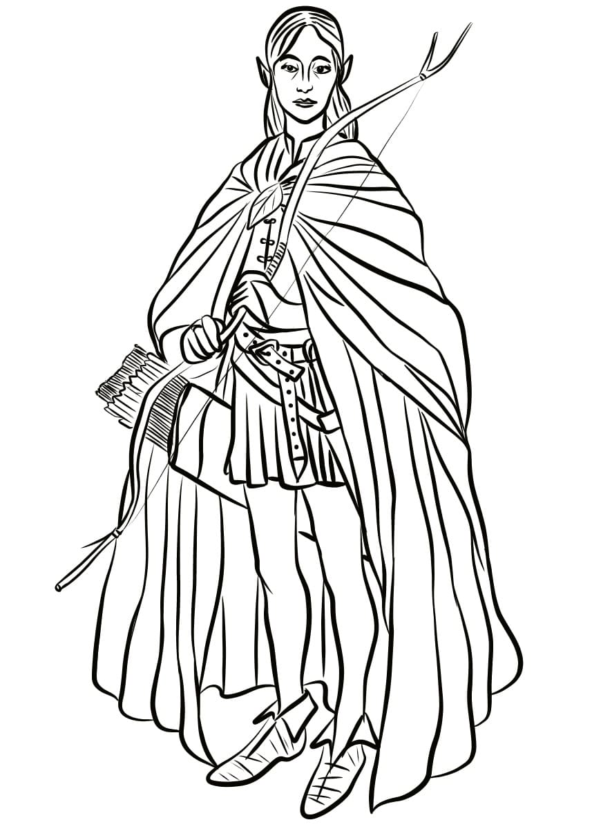 1665165911 283 Dibujos de El Senor de los Anillos para Colorear 8211