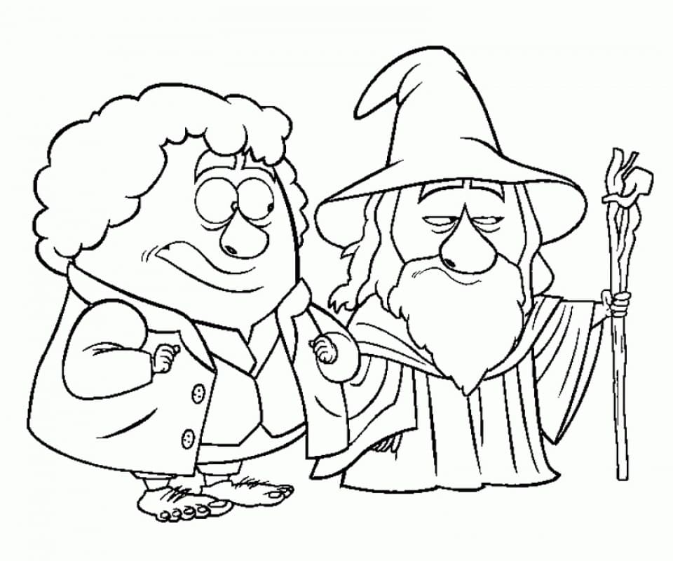 1665165917 406 Dibujos de El Senor de los Anillos para Colorear 8211