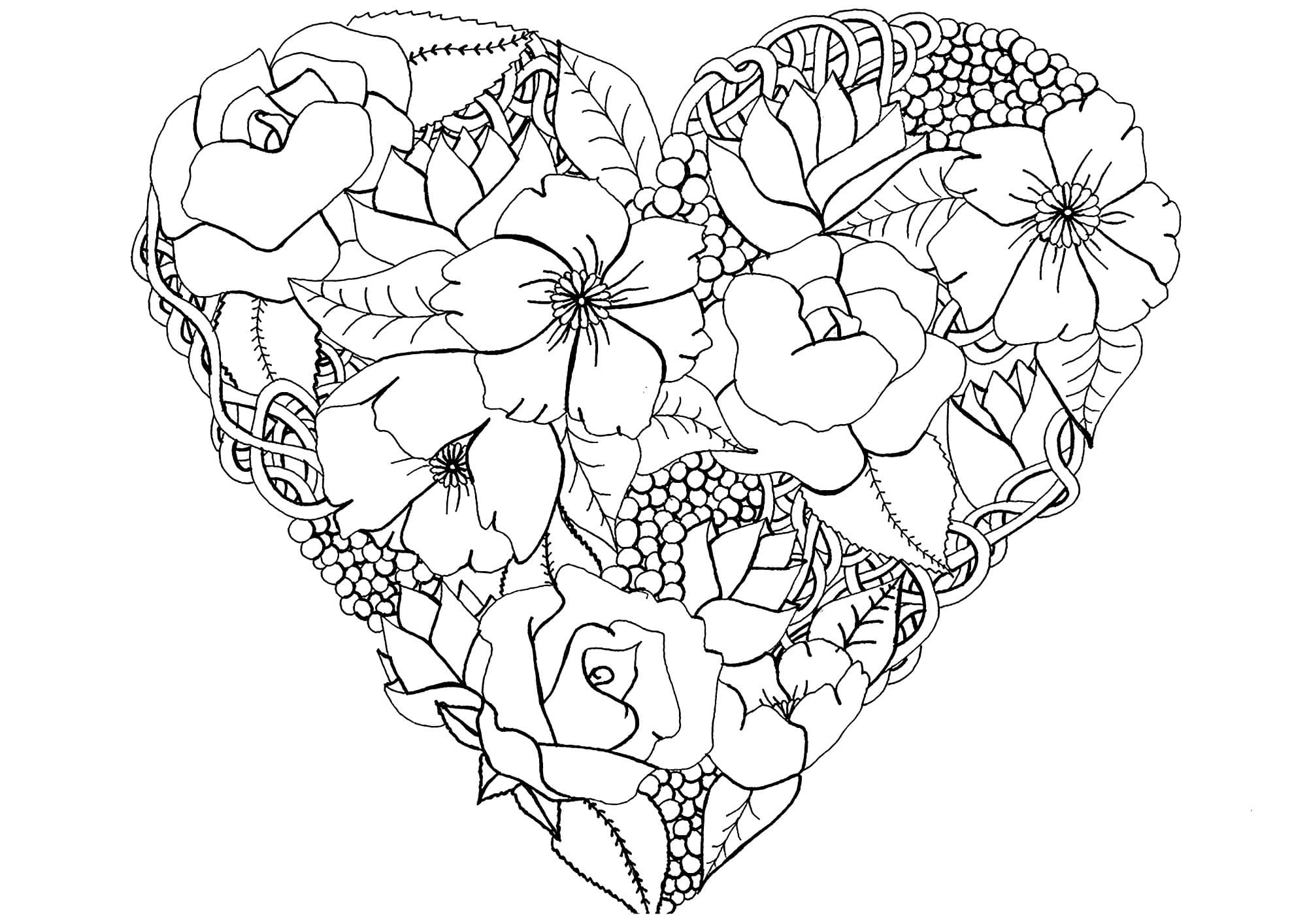 1665166680 904 Dibujos de Flores para Colorear para Adultos 8211 100 imagenes