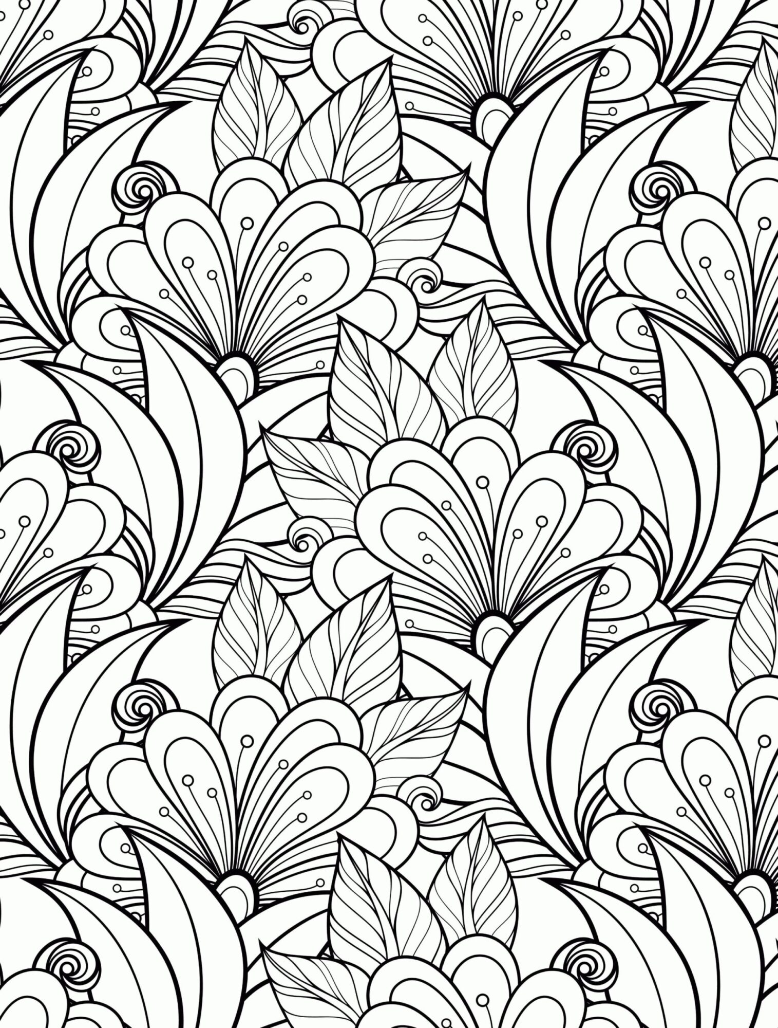 1665166693 42 Dibujos de Flores para Colorear para Adultos 8211 100 imagenes