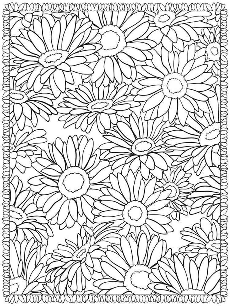 1665166698 405 Dibujos de Flores para Colorear para Adultos 8211 100 imagenes