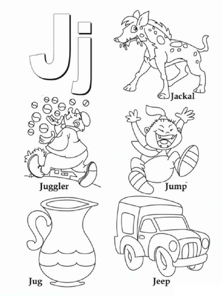 Letras en inglés: libros para colorear para estudiar el alfabeto inglés