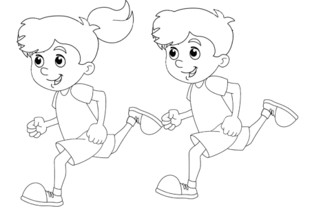 Dibujos de Correr para Colorear 8211 100 imagenes para imprimir