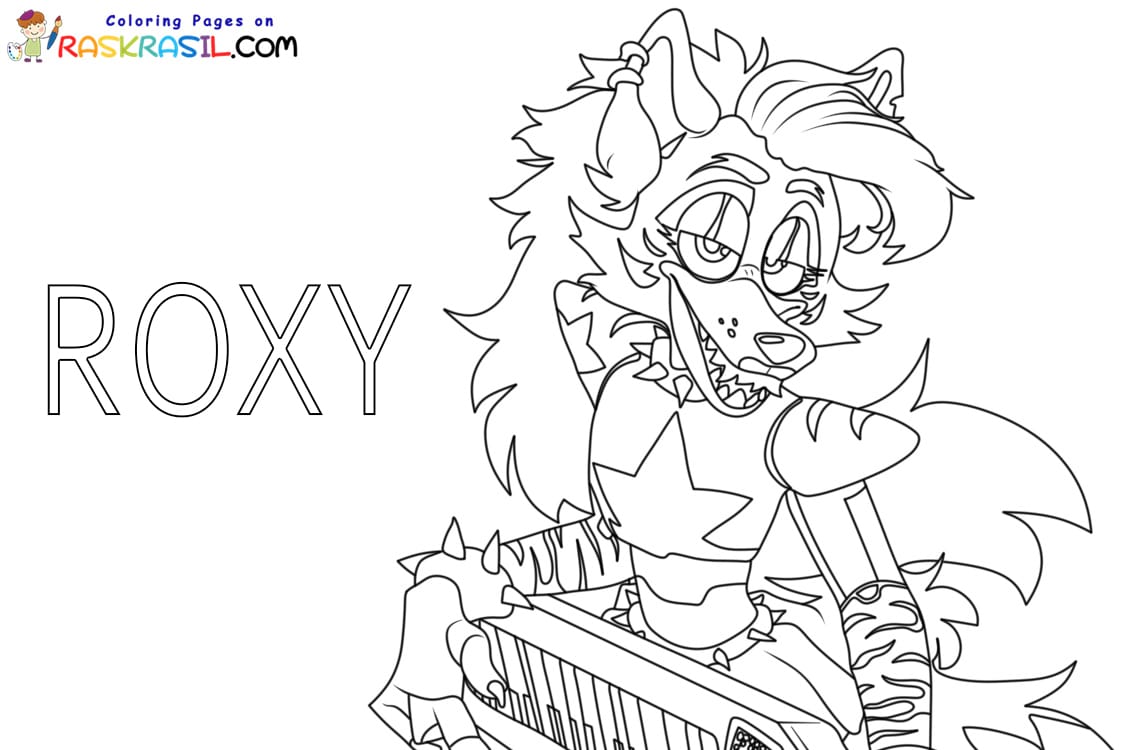 Dibujos de FNAF Roxanne Wolf para Colorear 8211 Nuevas imagenes - Dibujo imágenes - Dibujos de FNAF Roxanne Wolf para Colorear 8211 Nuevas imagenes Dibujos de FNAF Roxanne Wolf para Colorear 8211 Nuevas imagenes