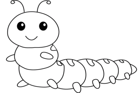 Dibujos de Oruga para Colorear 8211 100 imagenes para imprimir